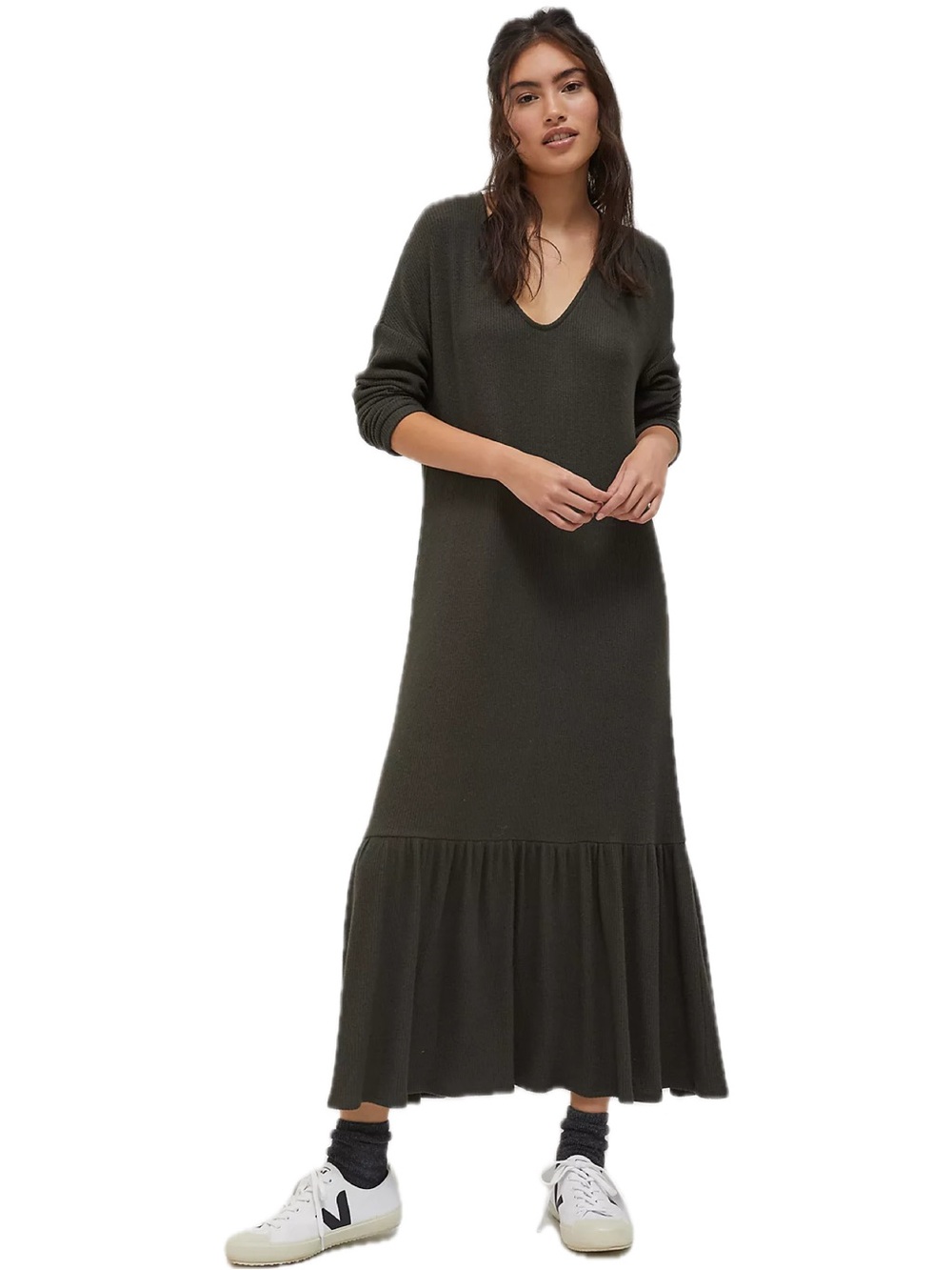 Anthropologie Saturday Sunday Taylor Flounced Maxi Dress